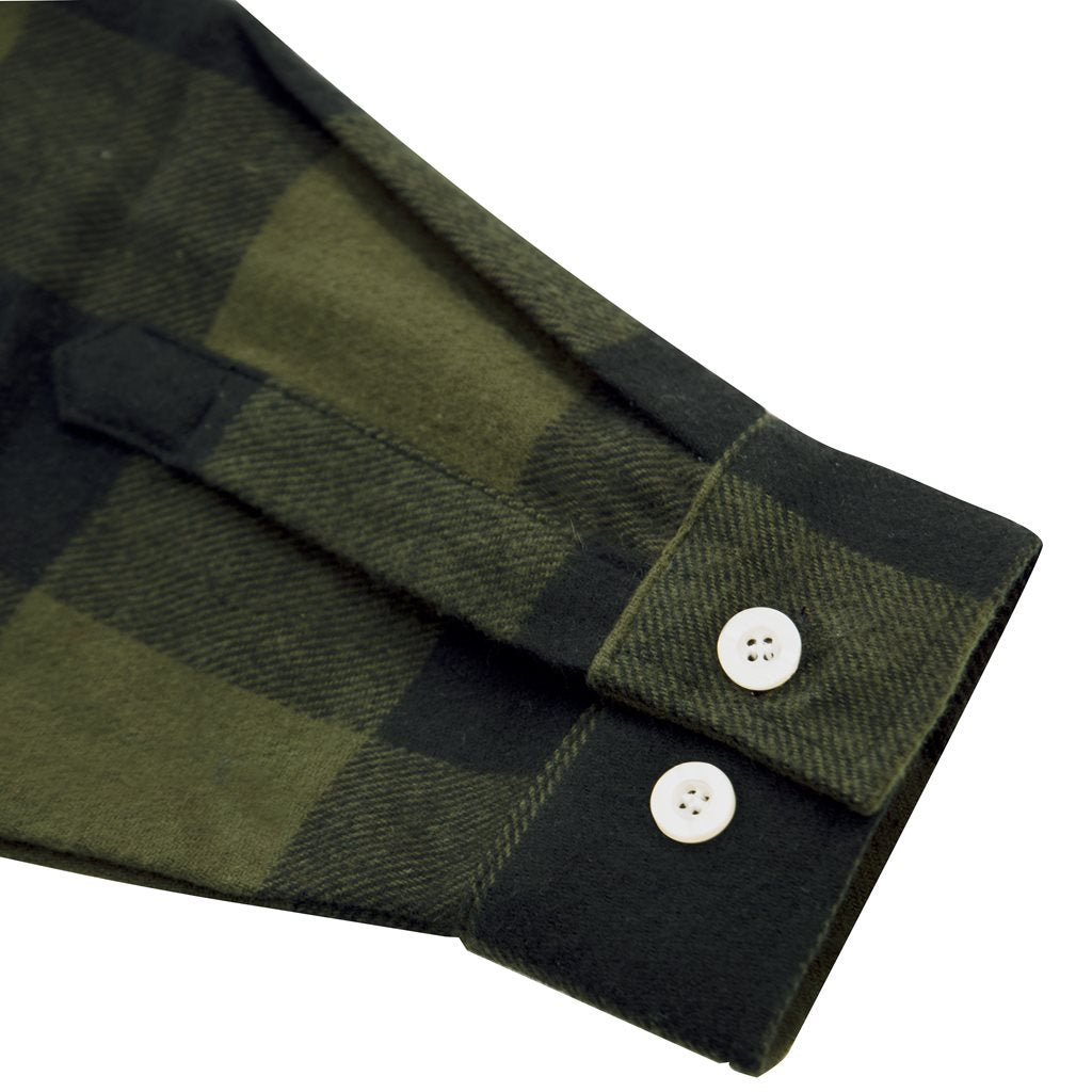Camisa leñador de franela a cuadros - imagen del producto
