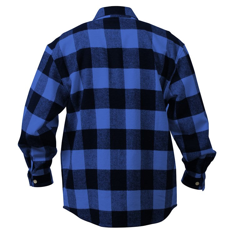 Camisa de franela a cuadros estilo lumberjack