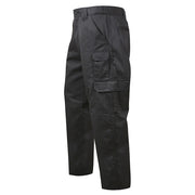 Pantalones tácticos Rothco rip-stop negros con ocho bolsillos