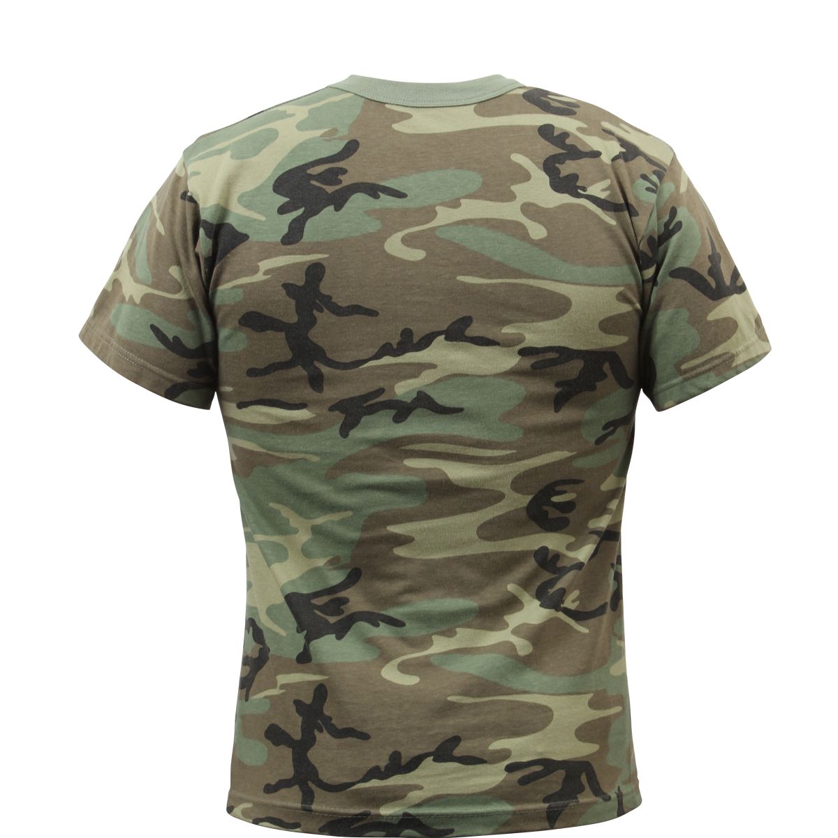 Camiseta camuflaje VAGE WOODLAND Rothco vintage 60% algodón 40% poliéster
