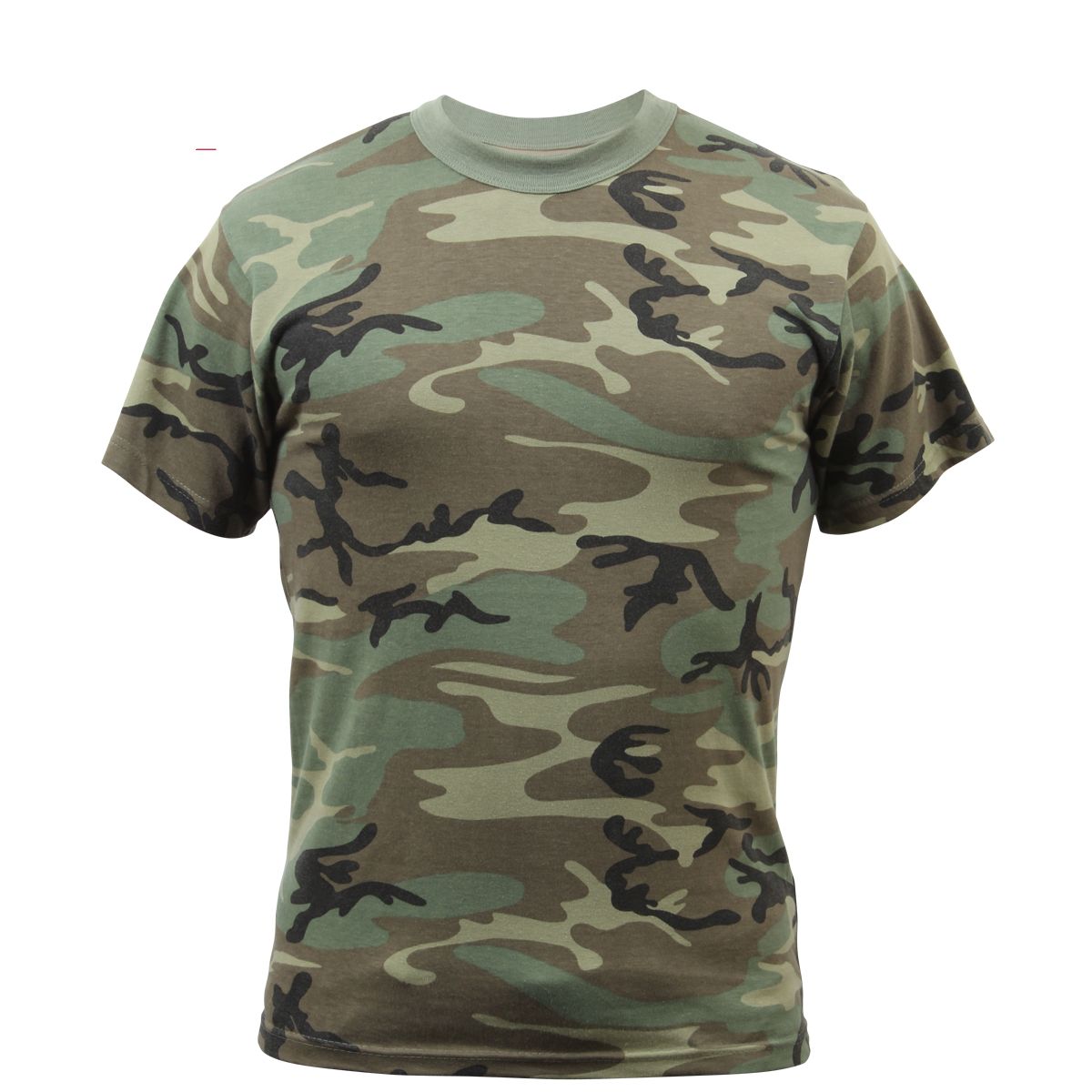 Camiseta camuflaje VAGE WOODLAND Rothco vintage 60% algodón 40% poliéster
