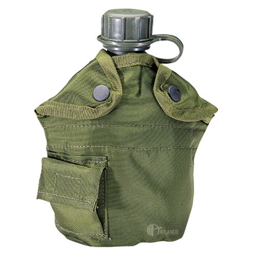 Funda GI verde para cantimplora de campaña 1QT