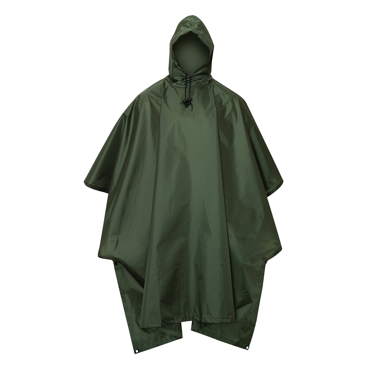 Poncho US rip-stop 140 x 225 cm Digital Woodland, impermeable con capucha