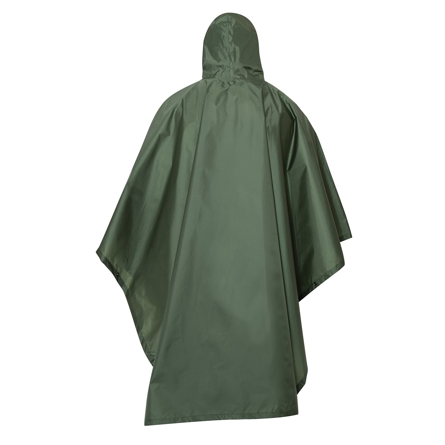 Poncho US rip-stop 140 x 225 cm Digital Woodland, impermeable con capucha