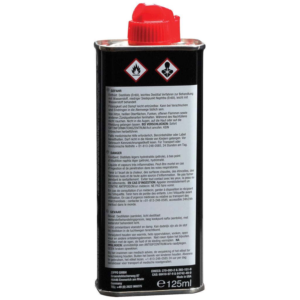 Envase de combustible ZIPPO 125 ml para encendedores