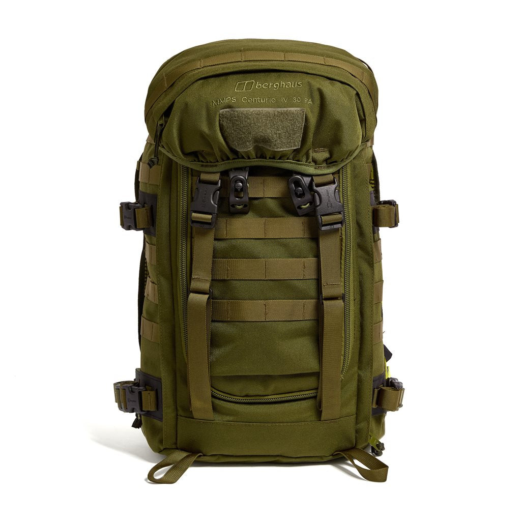 Mochila tactica Berghaus CENTURIO IV 30L Earth Brown 1000D Armadura compatible MMPS