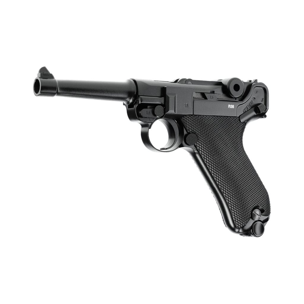 UMAREX Legends P08 Blowback CO2, réplica Luger P08 metal, BB 4,5 mm