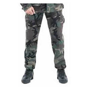 Pantalones BDU US rip-stop WOODLAND con múltiples bolsillos y refuerzos