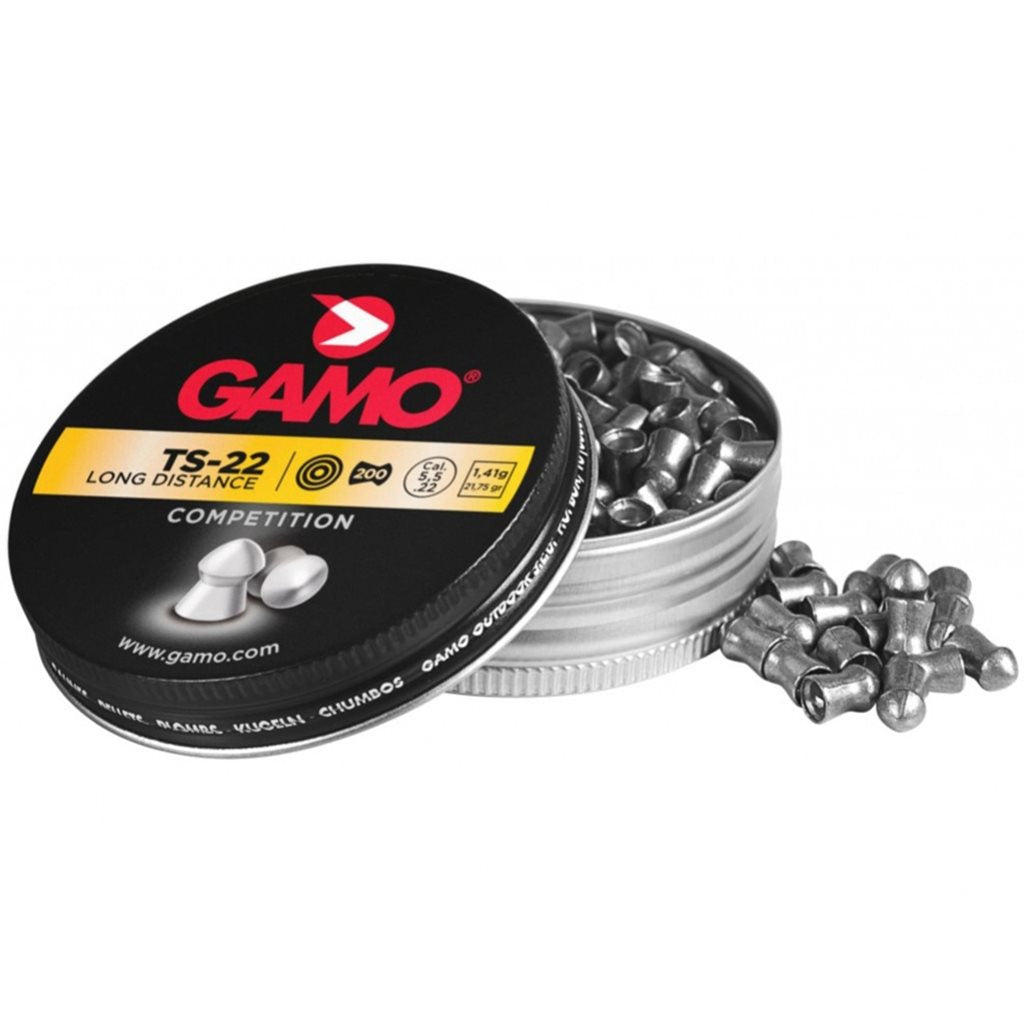 Paquete de 200 diabolos GAMO TS-22 calibre 5,5 mm para carabinas de aire
