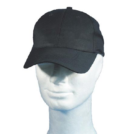 Gorra béisbol rip-stop negra - referencia 500400BLK