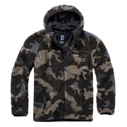 Chaqueta polar WORKER de BRANDIT, forro cálido, cierre central con tapeta y 4 bolsillos con cremallera