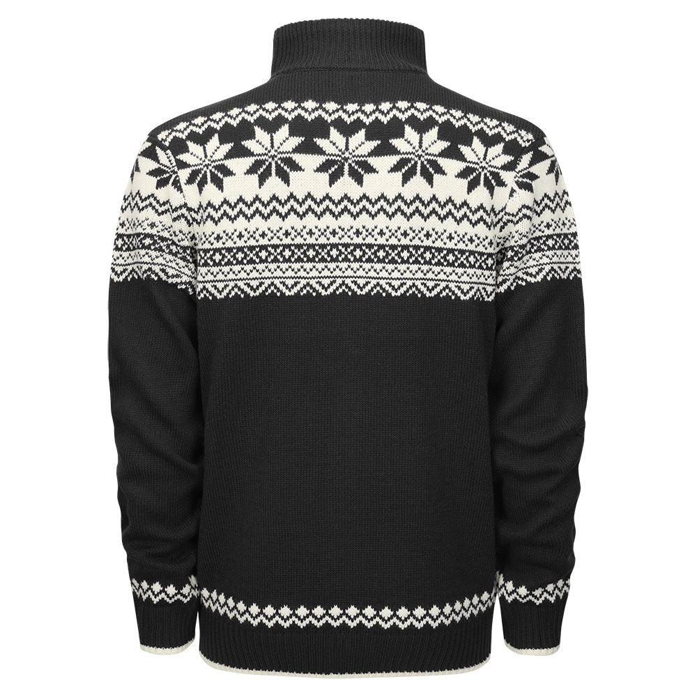Jersey NORVEGER negro BRANDIT con cremallera y forro polar en el cuello, dos bolsillos
