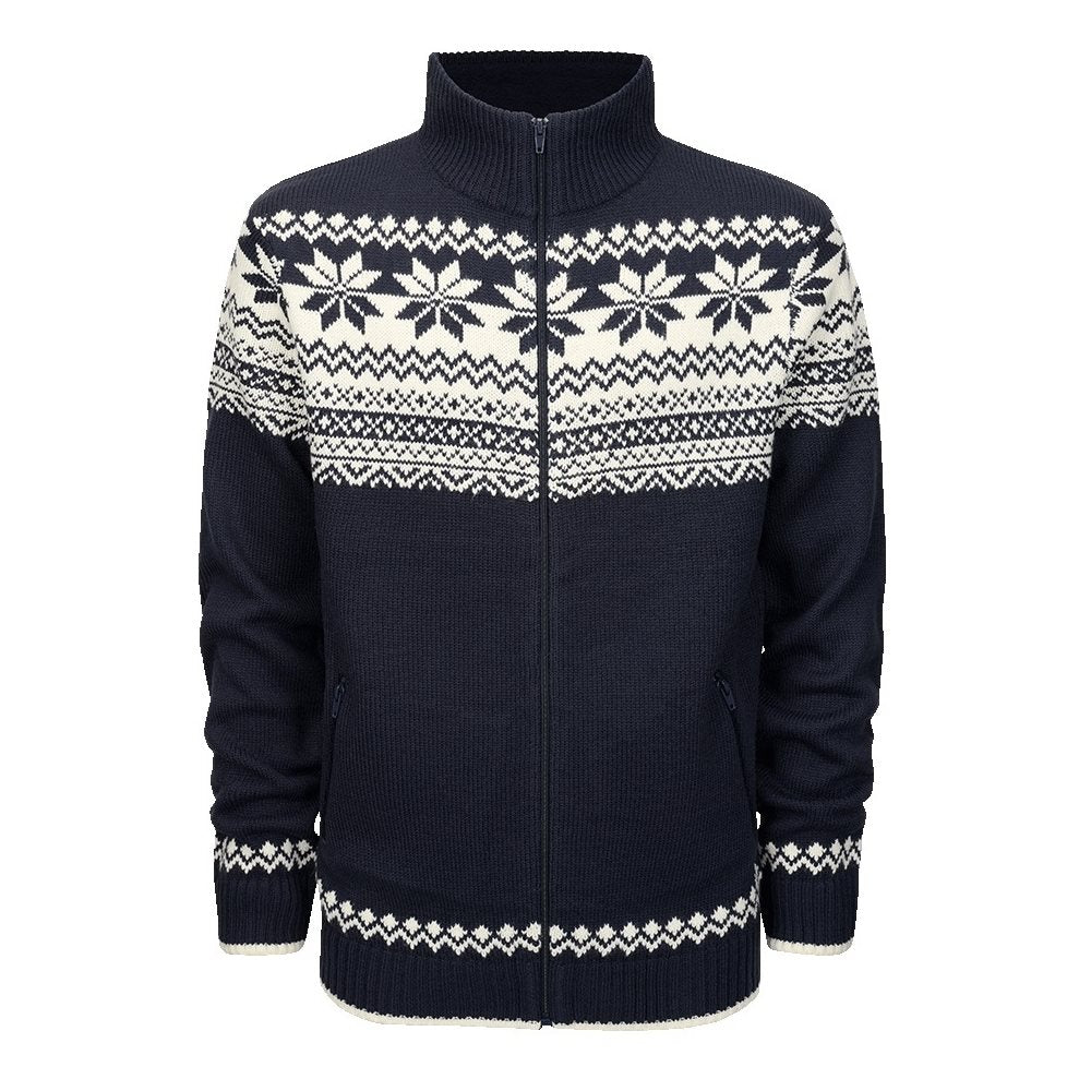 Jersey NORVEGER azul BRANDIT con cremallera y forro polar en el cuello