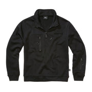 Sudadera táctica 3/4 cremallera Tactical Sweat Troyer negra