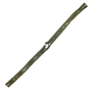 Cremallera plástica reversa 45+45 cm color olivo