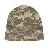 Gorro infantil de punto con estampado camuflaje ACU Digital, 100% algodón