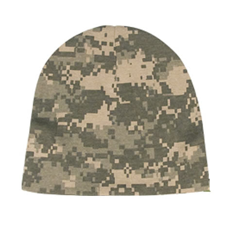 Gorro infantil de punto con estampado camuflaje ACU Digital, 100% algodón