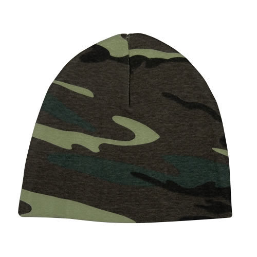 Gorro infantil de punto con estampado camuflaje ACU Digital, 100% algodón