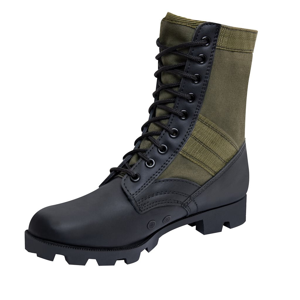 Botas Rothco Jungle verdes, réplica de botas militares para terreno húmedo y pantanoso