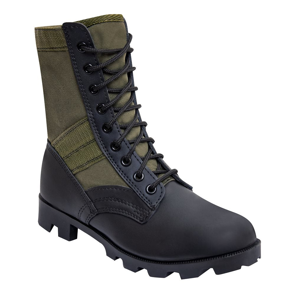 Botas infantiles ROTHCO Jungle verdes, réplica de botas militares para terrenos húmedos
