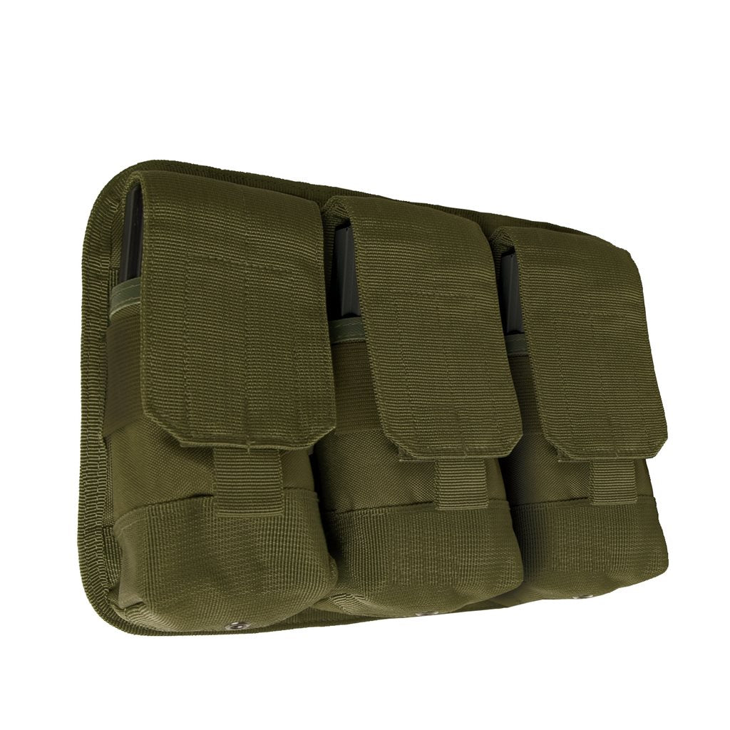 Bolsa universal negra para 3 cargadores ROHTCO compatible con PALS/MOLLE