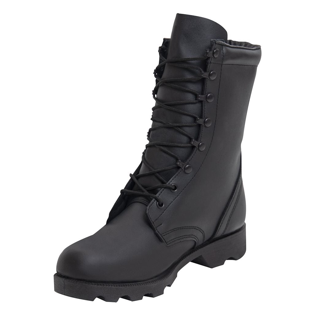 Botas militares Rothco Speedlace Combat negras de piel completa