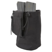 Funda MOLLE plegable para cargadores vacíos negra, 21 x 14 cm, poliéster 600D