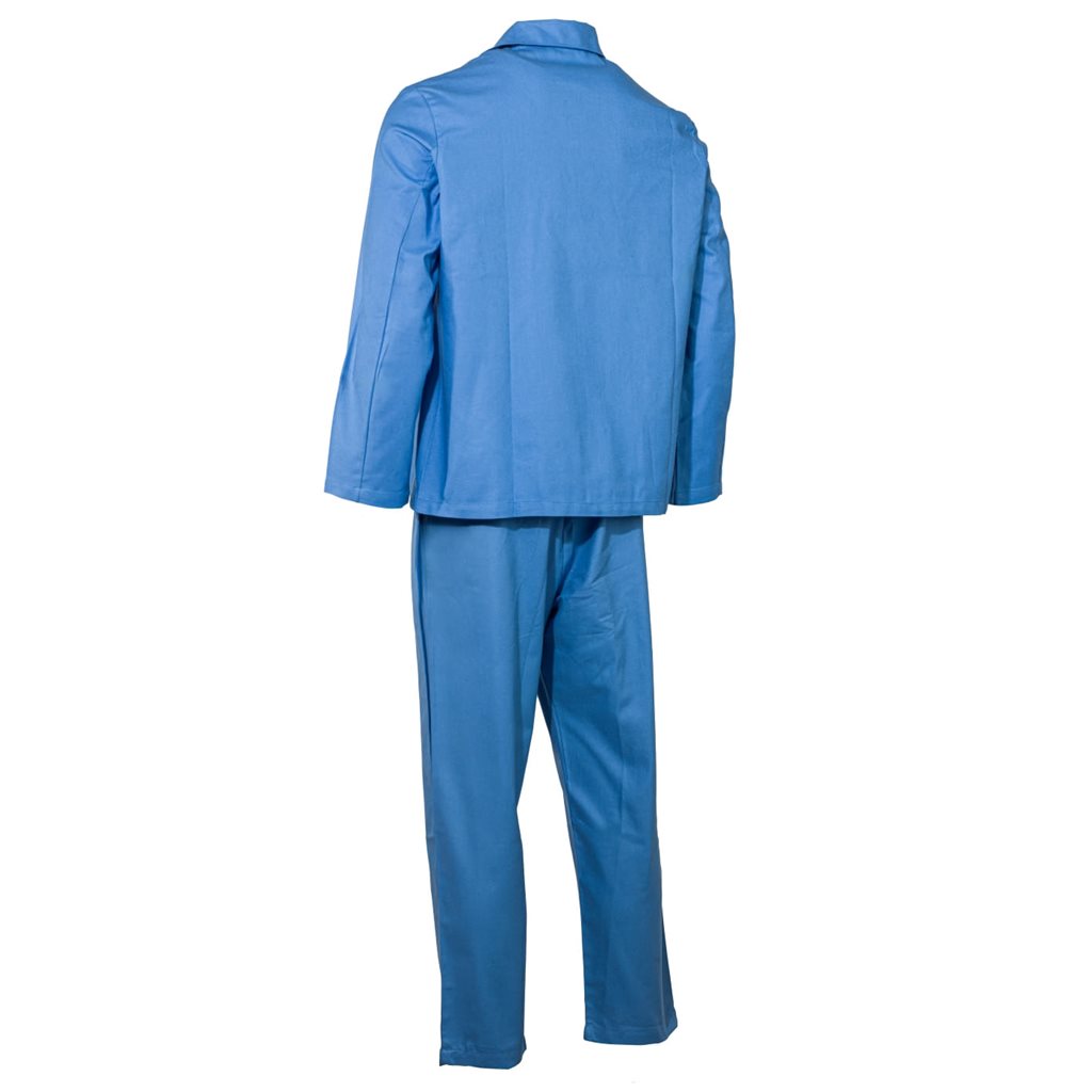 Pijama original Bundeswehr azul, conjunto de camisa y pantalón