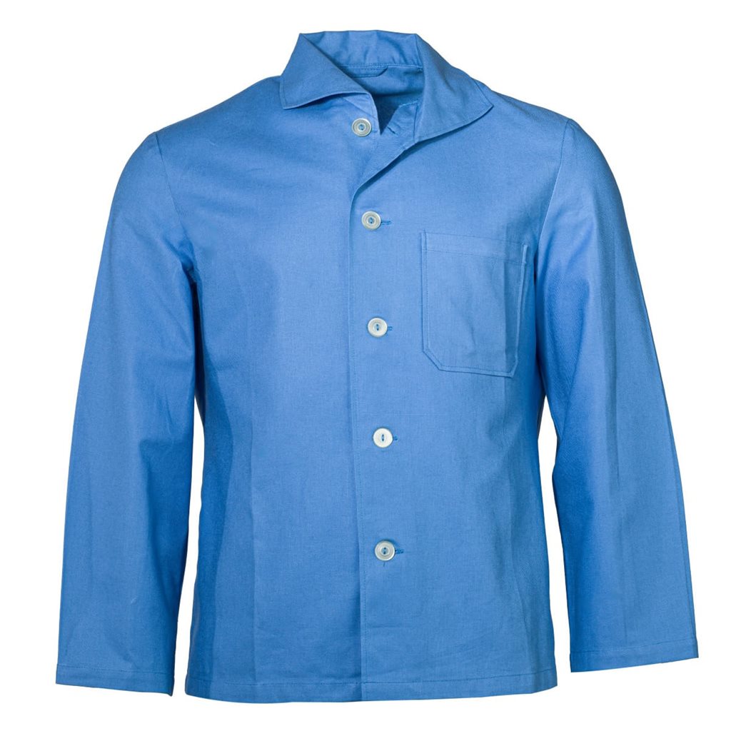 Pijama original Bundeswehr azul, conjunto de camisa y pantalón