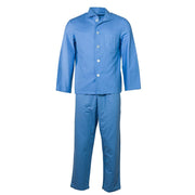 Pijama original Bundeswehr azul, conjunto de camisa y pantalón