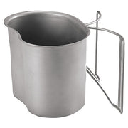 Taza US de acero inoxidable con asas plegables