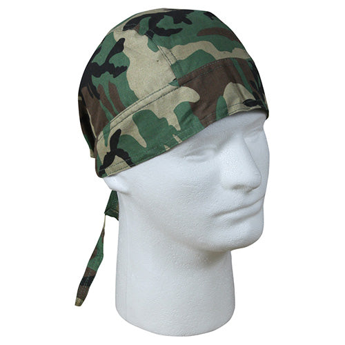 Pañuelo Headwrap Digital Woodland de algodón