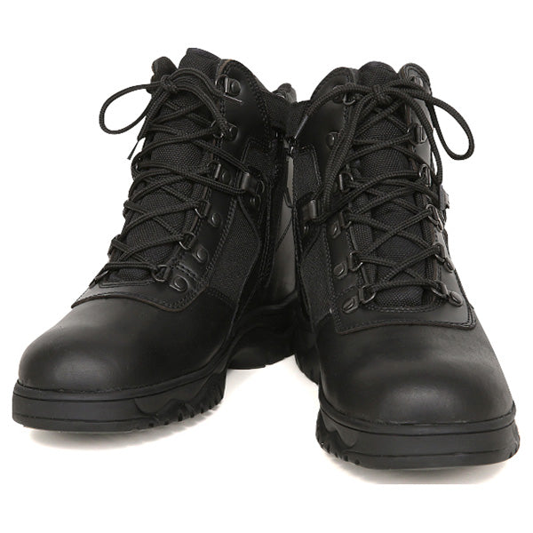 Botas tácticas negras BLOOD PATHOGEN 6" vista lateral