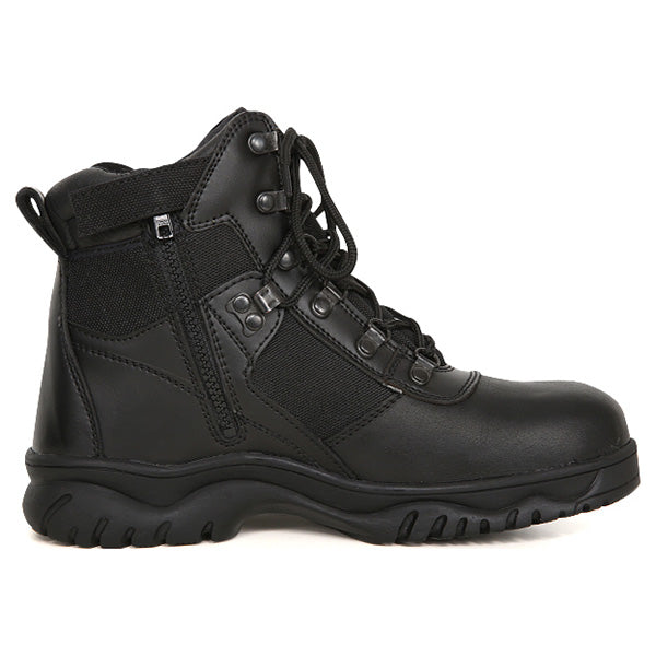 Botas tácticas negras BLOOD PATHOGEN 6" vista lateral