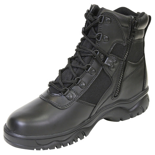 Botas tácticas negras BLOOD PATHOGEN 6" vista lateral