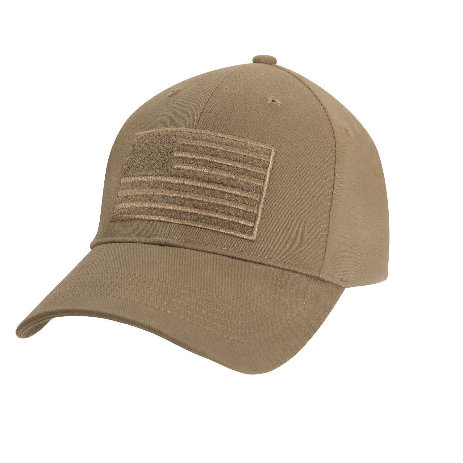 Gorra baseball US velcro negra con panel para parches 63 x 50 mm