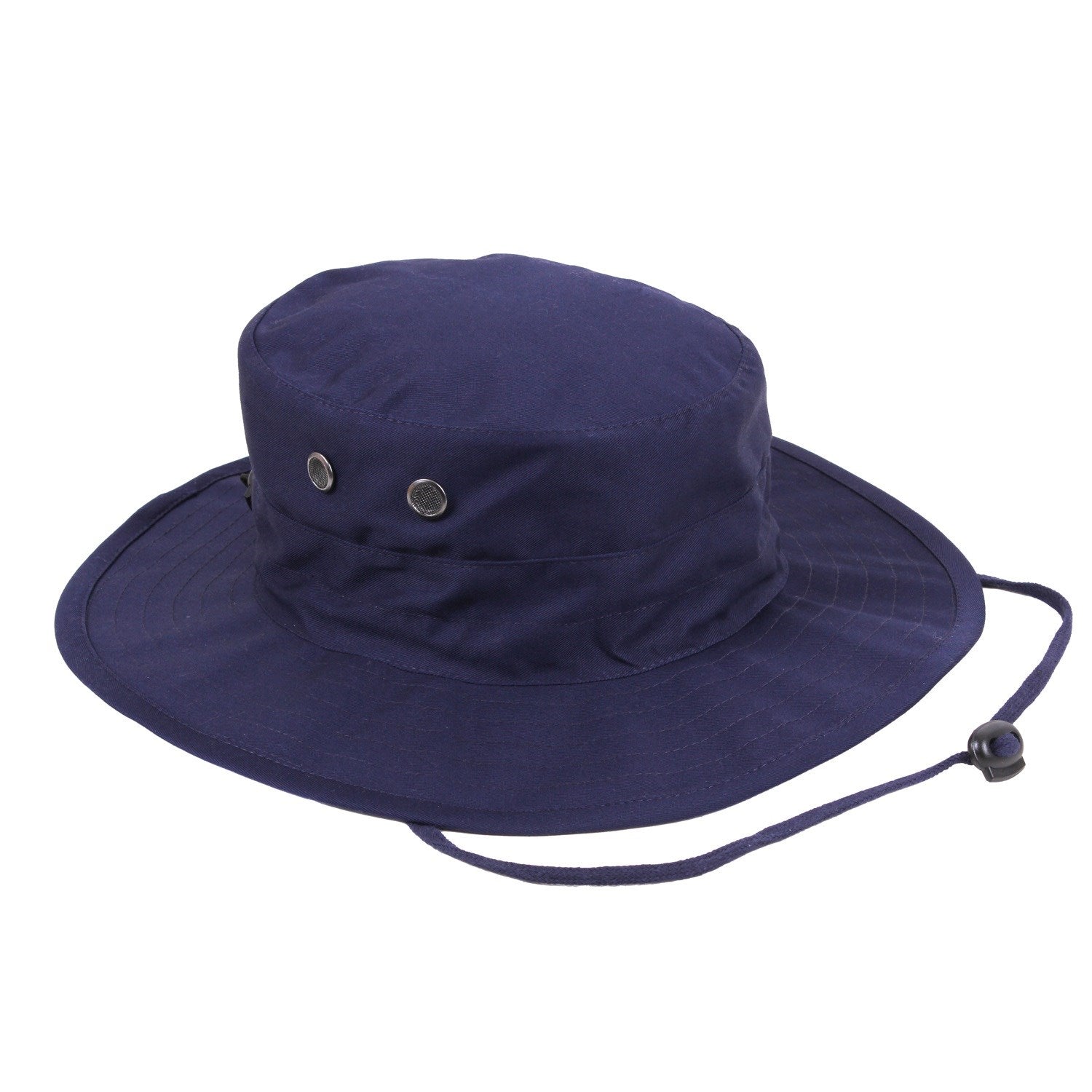 Sombrero militar ajustable 55% algodón 45% poliéster con cordón bajo la barbilla y 4 orificios de ventilación