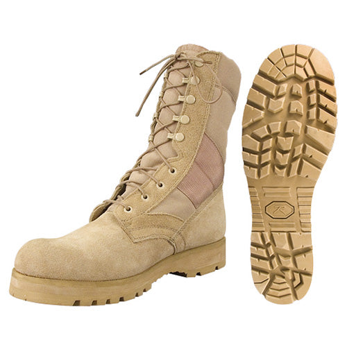 Botas tácticas GI SIERRA KHAKI, diseño para desierto