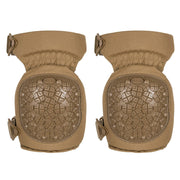 Protectores de rodilla AltaContour 360 Vibram en color coyote, vista frontal del par