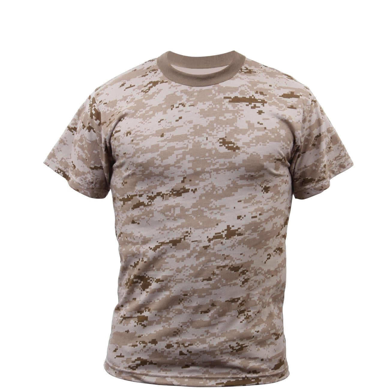 Camiseta camuflada DIGITAL DESERT de Rothco (60% algodón, 40% poliéster), manga corta