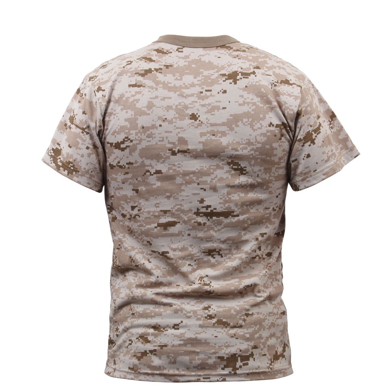 Camiseta camuflada DIGITAL DESERT de Rothco (60% algodón, 40% poliéster), manga corta
