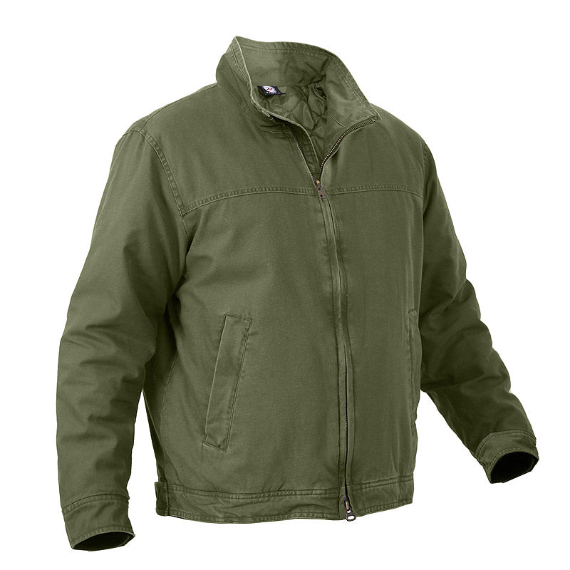 Chaqueta 3 SEASON verde con bolsillos interiores para porte oculto