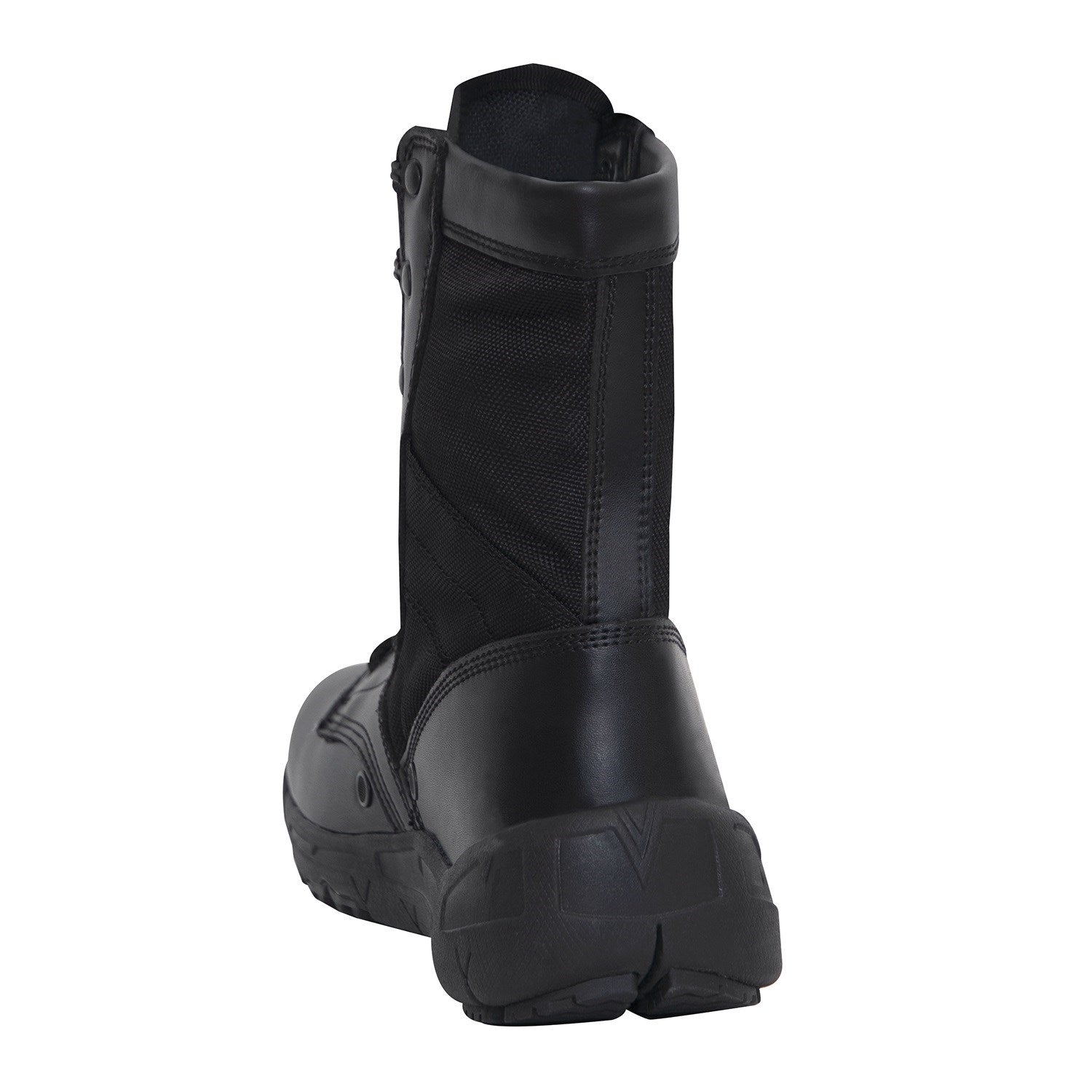 Bota táctica alta Rothco V-Max, ligera y negra; EVA, nylon y ante