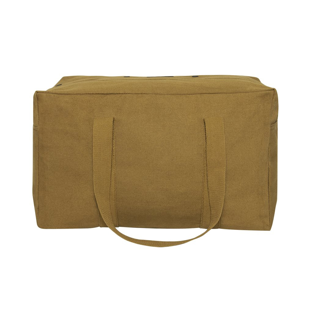 Bolsa Parachute Cargo 40l de algodon resistente con cierre de cremallera y solapa