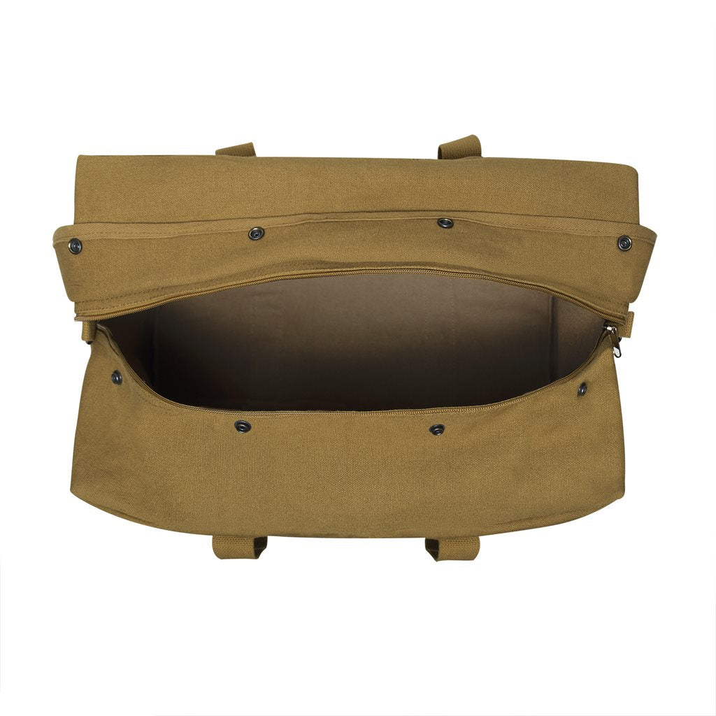 Bolsa Parachute Cargo 40l de algodon resistente con cierre de cremallera y solapa