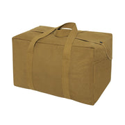 Bolsa Parachute Cargo 40l de algodon resistente con cierre de cremallera y solapa