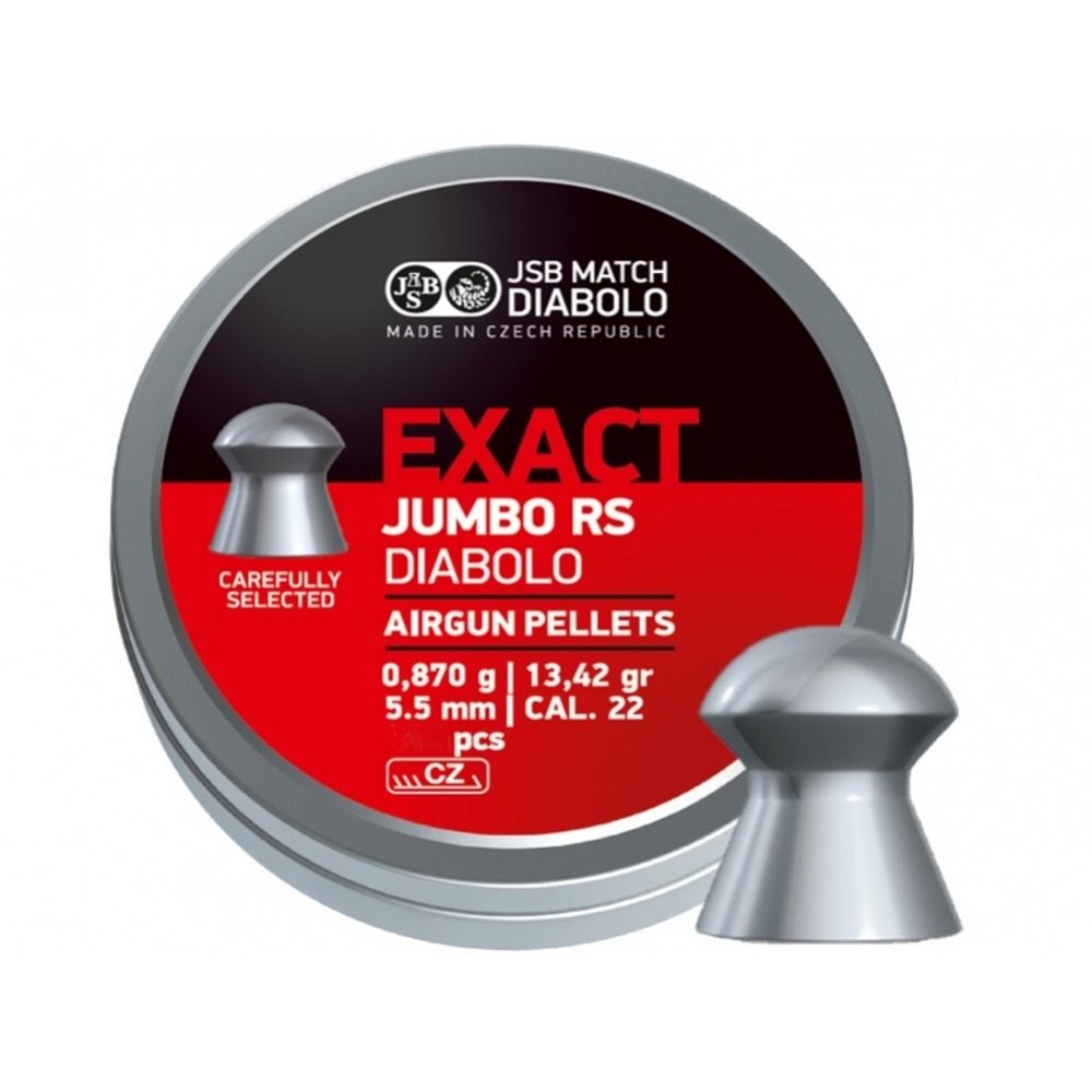 Diabolos JSB Exact Jumbo RS 5,52 mm (250 uds)