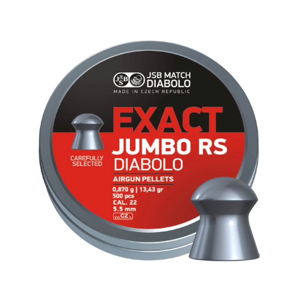 Diabolos JSB EXACT JUMBO RS 5,52 mm caja 500 uds