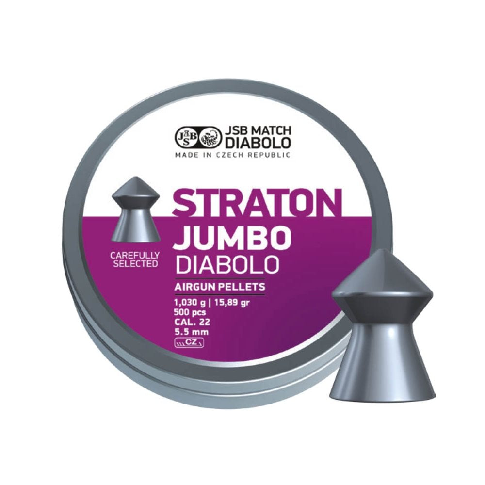 Diabolos JSB Jumbo Straton 5,5 mm - 500 unidades
