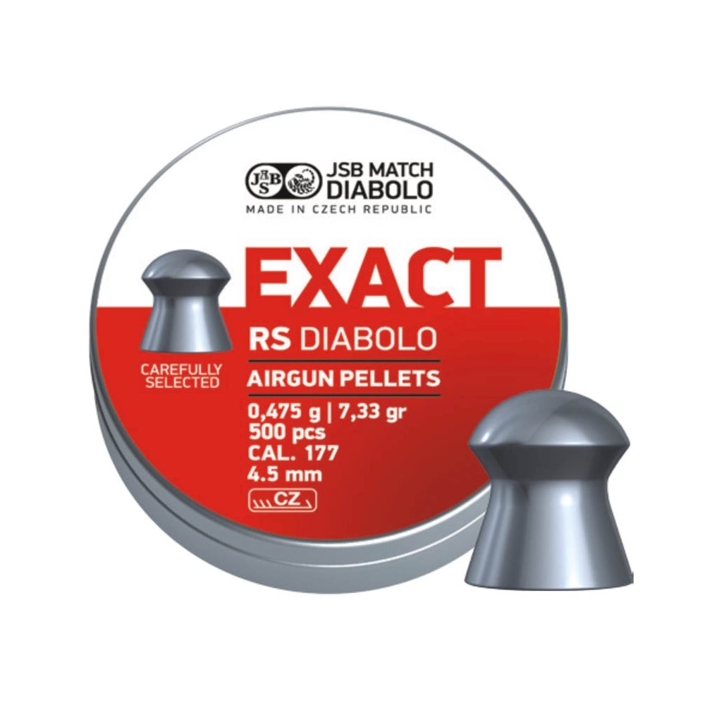 Diábolos JSB EXACT RS 4,52 mm, pack 500 uds